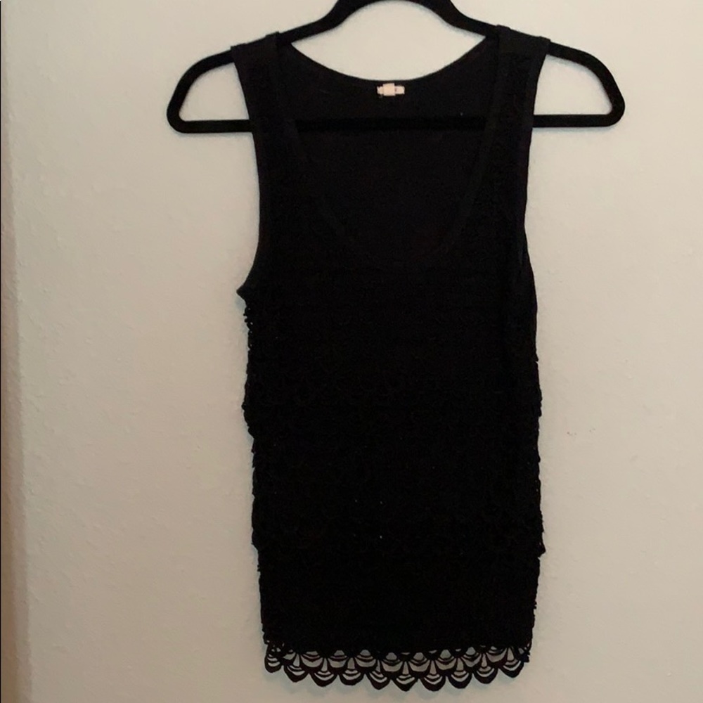 J. Crew Scalloped Tank